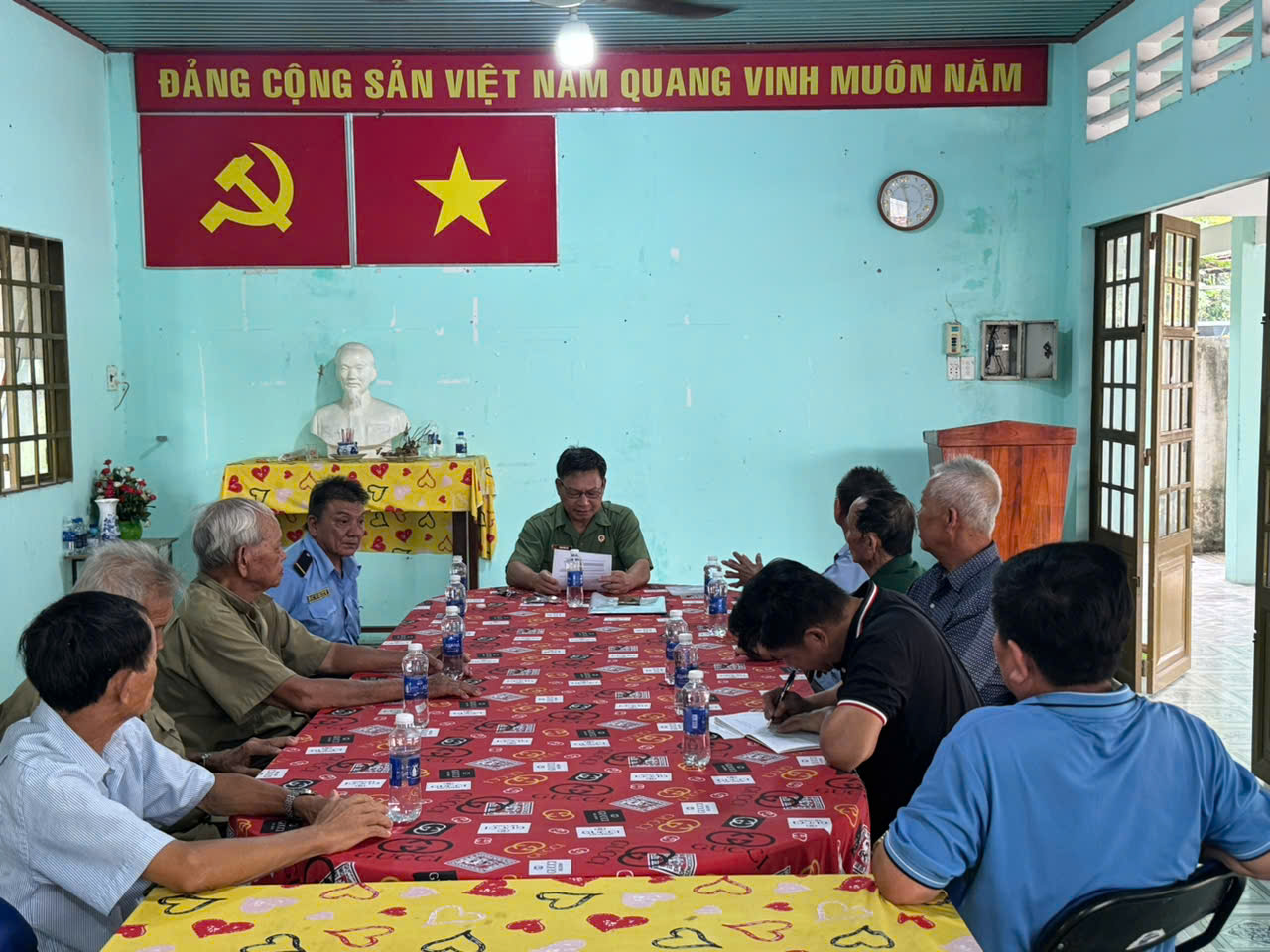 Sinh hoạt thường kỳ hội Cựu Chiến Binh ấp 12 tháng 8 năm 2026