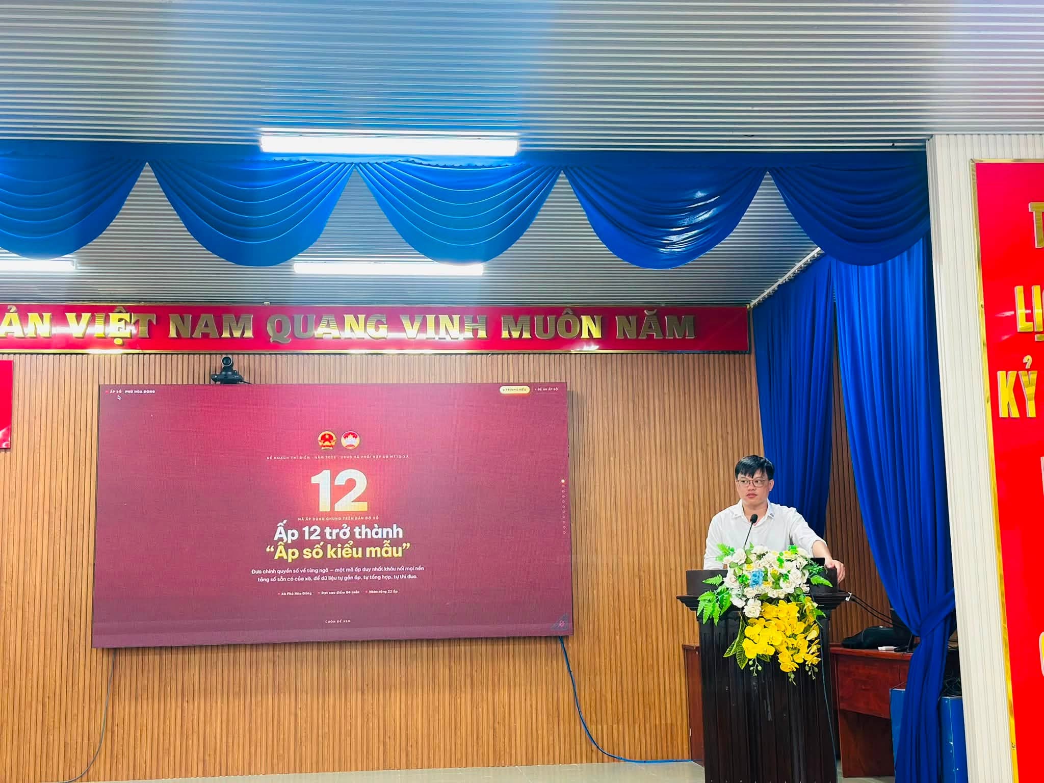 THÔNG BÁO RA MẮT TRANG THÔNG TIN ĐIỆN TỬ ẤP 12 – MÔ HÌNH “ẤP SỐ